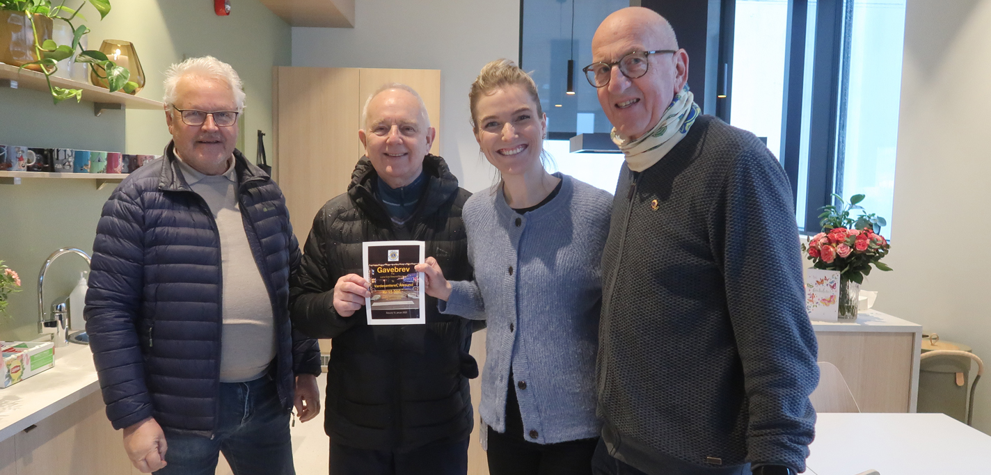 Artikkelbilde til artikkelen Gave til Ungdomsrommet på Vardesenteret